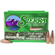 Load image into Gallery viewer, SIERRA 30 CAL 150 GR. SBT GAMEKING (100)