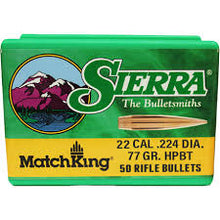 Load image into Gallery viewer, SIERRA 22 CAL 77 GR. HPBT MATCHKING (50)