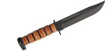 Load image into Gallery viewer, KA-BAR 1317 DOG'S HEAD KA-BAR - W/Brown Leather Sheath, Straight Edge