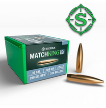 Load image into Gallery viewer, SIERRA 30 CAL 200 GR. MATCHKING X MKX (100)
