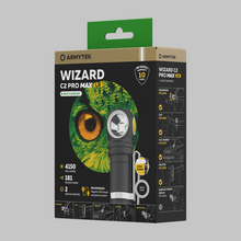 Load image into Gallery viewer, Armytek Wizard C2 Pro Max LR Magnet USB, 21700 Battery, White