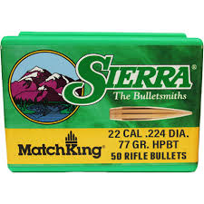 SIERRA 22 CAL 77 GR. HPBT MATCHKING (50)