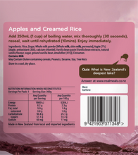 Load image into Gallery viewer, Real Meals Apples and Creamed Rice
