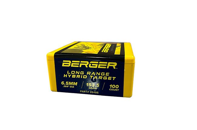 BERGER 6.5MM 153.5 GR LONG RANGE HYBRID TARGET