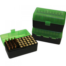 Load image into Gallery viewer, MTM Flip Top 50 Round Rifle Ammo Box WSM, 45-70cal
