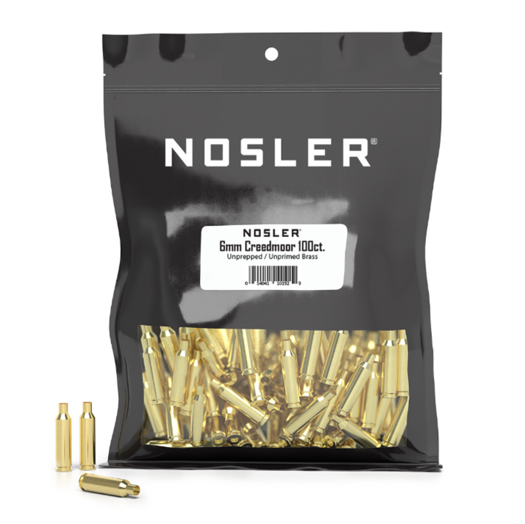 Nosler 6mm Creedmoor Brass x 100