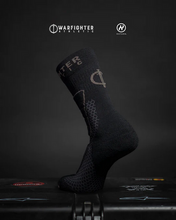 Load image into Gallery viewer, Merino Mission Sock - Black
