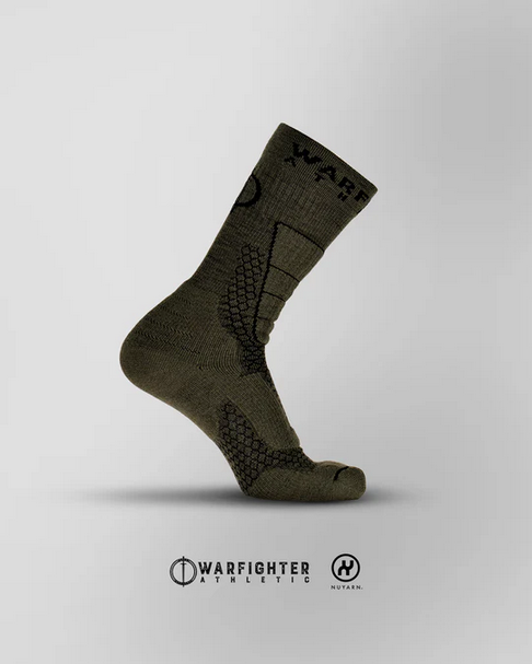 Merino Mission Sock - Olive