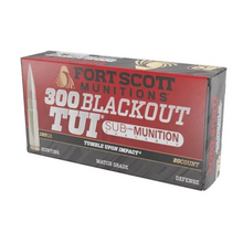 Load image into Gallery viewer, Fort Scott 300 AAC Blackout 190gr TUI Sub-Sonic (20)
