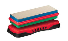 Load image into Gallery viewer, LANSKY DIAMOND BENCHSTONES - WITH SELF-STORING BASE 15X5CM - MEDIUM- FINE
