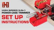 Load and play video in Gallery viewer, Hornady High Speed 3-IN-1 Power Case Trimmer 220 Volt
